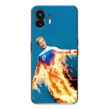 Чохол з принтом Фантастична четвірка для Nothing Phone 3 – Людина-факел