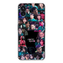 Чехол Гра в кальмара для Nothing Phone 3 – Коллаж игры кальмара