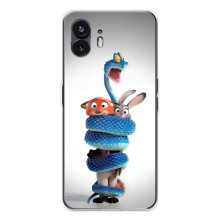 Силіконовий чохол з принтом Зоотрополіс для Nothing Phone 3 – Змія Зоо