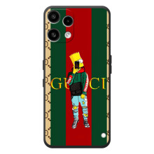 Брендновые Чехлы для Nothing Phone (3a) Lite - (PREMIUMPrint) (Барт ГУЧЧИ)