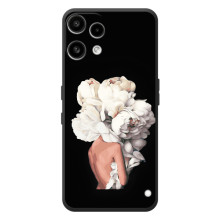 Чехлы (ART) Цветы на Nothing Phone (3a) Lite (VPrint) – Белые цветы