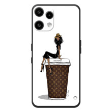 Чехлы Луи Витон для Nothing Phone (3a) Lite (AlphaPrint - LOUIS VUITTON) (кофе LOUIS VUITTON)