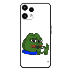 Чехлы с картинкой  Жаба Мем на Nothing Phone (3a) Lite – Жаба сердечко