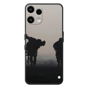 Чехлы на военную тематику для Nothing Phone (3a) Lite – Бой солдат