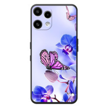 Чехлы с Цветами для Nothing Phone (3a) Lite (VPrint) (Бабочка на цветочке)