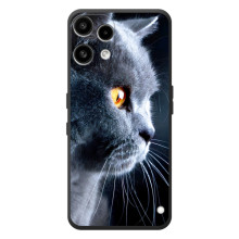 Чехлы с Котиками для Nothing Phone (3a) Lite (VPrint) (Серый Кот)