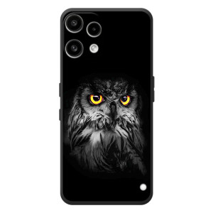 Чехлы с принтом СОВЫ для Nothing Phone (3a) Lite – Сова на чёрном