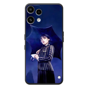 Чохол з картинкою Венсдей на Nothing Phone (3a) Lite – Венсдей з парасолькою