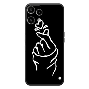 Чехлы (Знак сердечка) на Nothing Phone (3a) Lite – Сердце на черном