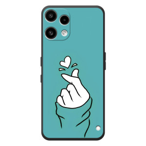 Чехлы (Знак сердечка) на Nothing Phone (3a) Lite – Сердечко на бирюзовом