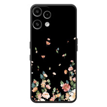 Чехол для Ничего Телефон (3а) Лайт 
 - с принтом (Дизайнерские) (AlphaPrint) (Маленькие цветы)