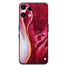 Чехол для Ничего Телефон (3а) Лайт 
 - с принтом (Дизайнерские) (AlphaPrint) (Мрамор красный)