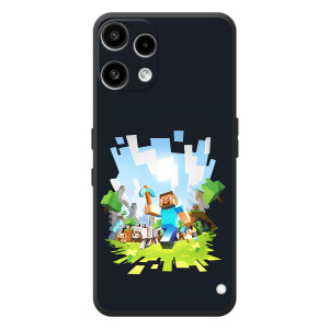 Чехол Майнкрафт на Nothing Phone (3a) Lite (AlphaPrint) Minecraft