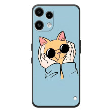 Чехол на Ничего Телефон (3а) Лайт 
 с Котами (VPrint) (Котик в очках)