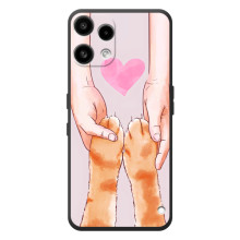 Чехол на Ничего Телефон (3а) Лайт 
 с Котами (VPrint) (Любовь к котикам)