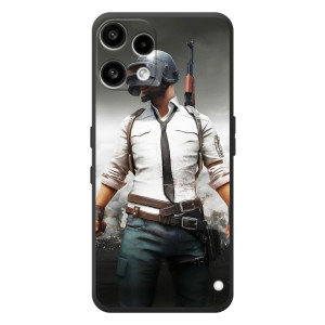 Силиконовый чехол с картинкой "Герой Pubg" на Nothing Phone (3a) Lite – Пабг