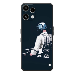 Силиконовый чехол с картинкой "Герой Pubg" на Nothing Phone (3a) Lite – В экиперовке