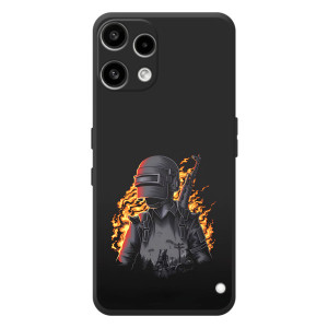 Силиконовый чехол с картинкой "Герой Pubg" на Nothing Phone (3a) Lite