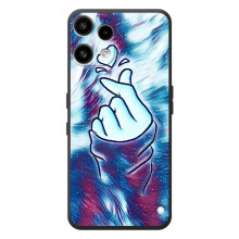 Чехол с принтом для Nothing Phone (3a) Lite (AlphaPrint - Знак сердечка)