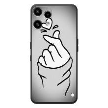 Чехол с принтом для Nothing Phone (3a) Lite (AlphaPrint - Знак сердечка) – Значок Love