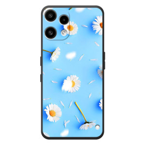 Чехол с Цветами для Nothing Phone (3a) Lite – ромашки на голубом