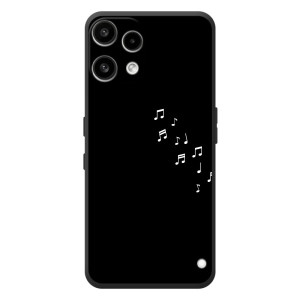 Чохол з картинками на чорному фоні для Nothing Phone (3a) Lite – Ноти
