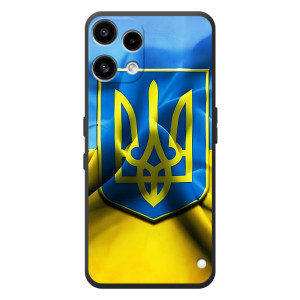 Чехол с картинкой (Патриотический ГЕРБ) на Nothing Phone (3a) Lite (Герб и Флаг Украины)