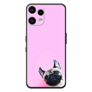 Бампер для Nothing Phone (3a) Lite с картинкой "Песики" (Собака на розовом)