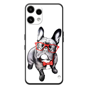 Бампер для Nothing Phone (3a) Lite с картинкой "Песики" (В очках)