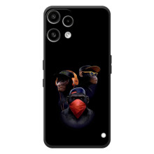 Чехол с Обезьянами Nothing Phone (3a) Lite - (AlphaPrint) – Три обезьяны