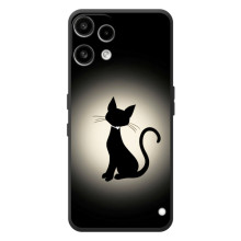 Чехол с принтом для Nothing Phone (3a) Lite (AlphaPrint) Модные коты (Силуэт котика)