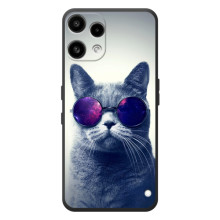 Чехол с принтом для Nothing Phone (3a) Lite (AlphaPrint) Модные коты (Стильный кот)