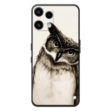 Чехол с птицами на Nothing Phone (3a) Lite (VPrint) – Сова