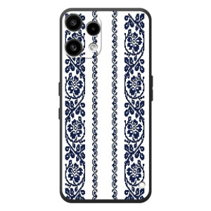 Силиконовый Чехол на Nothing Phone (3a) Lite с картинкой Вышиванки (Синяя вышиванка)