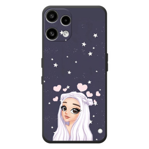 Чехол Стильные девушки на Nothing Phone (3a) Lite – Девушка и сердечки