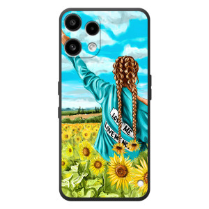 Чехол Стильные девушки на Nothing Phone (3a) Lite – Девушка на поле