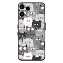 Чохол із милими котиками на 

Ні́тхінг Фóнь (3а) Лайт – Колаж з котами