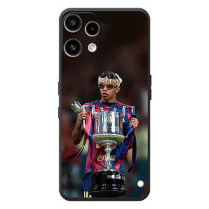 Чехол с футболистом Ламин Ямаль Nothing Phone (3a) Lite (Ямал с кубком)
