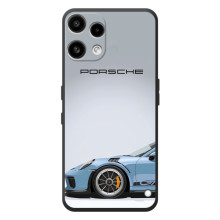 Чохол з авто Порше для Nothing Phone (3a) Lite – Блакитний Порше