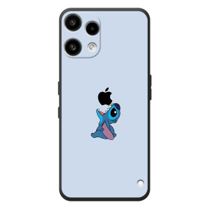 Чехол с принтом Стич на Nothing Phone (3a) Lite (Stitch apple)