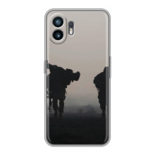 Чехол с украинским воином на Nothing Phone (3a) Lite – Украинские солдаты