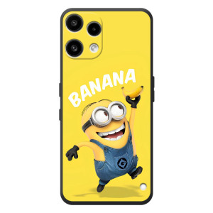 Мультяшный принт на Чехол для 

Но́THING Телефон (3а) Лайт 
 (Banana)