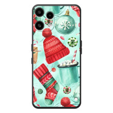 Новогодние Чехлы для Ничего Телефон (3а) Лайт 
 (VPrint) (Одежда НГ)