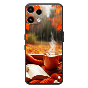 Чехол с уникальным дизайном «Осень с кофе» для Nothing Phone (3a) Lite