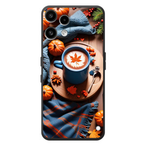 Чехол с уникальным дизайном «Осень с кофе» для Nothing Phone (3a) Lite