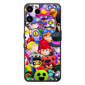 Силиконовый Чехол на Nothing Phone (3a) Lite с картинкой Brawl Stars – Персонажи