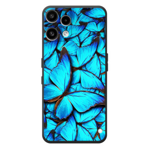 Силиконовый бампер с картинкой животных для Nothing Phone (3a) Lite (Крылья бабочек)