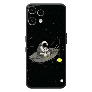 Силиконовый Чехол с принтом "Космонавты" на Nothing Phone (3a) Lite – Космонавт на рыбалке