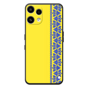 Силіконовый Чохол на Nothing Phone (3a) Lite – Вишиванка на жовтому фоні