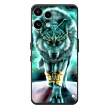 Защитные чехлы для Ничего Телефон (3а) Лайт 
 (AlphaPrint) (ХИТ продаж) ВОЛК – Яркий волк